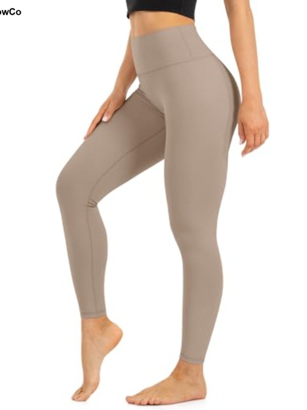 High Waist Tummy Control Leggings Soft Opaque Yoga Gym Workout Pants